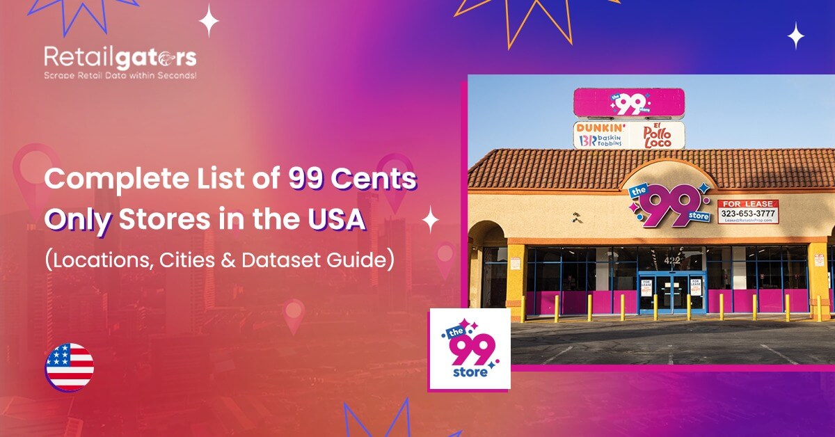 Complete List of 99 Cents Only Stores in the USA