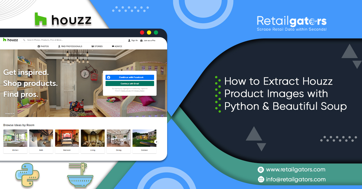How to Extract Houzz Product Images