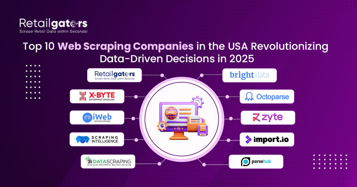 Top 10 Web Scraping Companies in the USA Revolutionizing Data-Driven Decisions in 2025